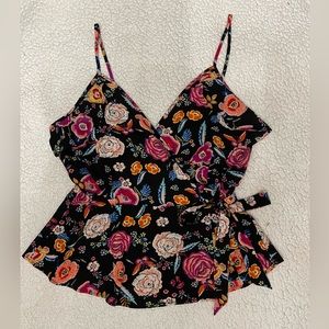 NWT Monteau Wrap Camisole Top